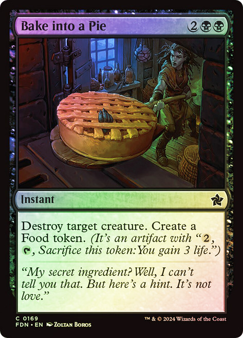Bake into a Pie\nFoundations\nSingle\nMagic The Gathering