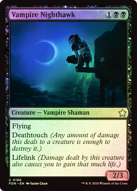 Vampire Nighthawk\nFoundations\nSingle\nMagic The Gathering