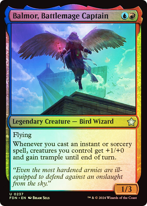 Balmor, Battlemage Captain\nFoundations\nSingle\nMagic The Gathering
