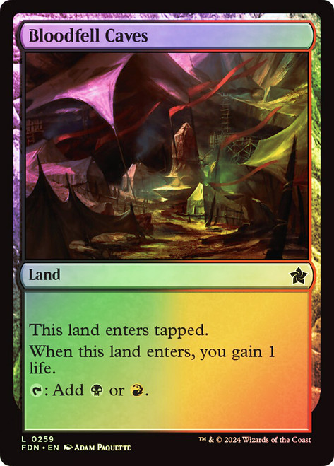 Bloodfell Caves\nFoundations\nSingle\nMagic The Gathering
