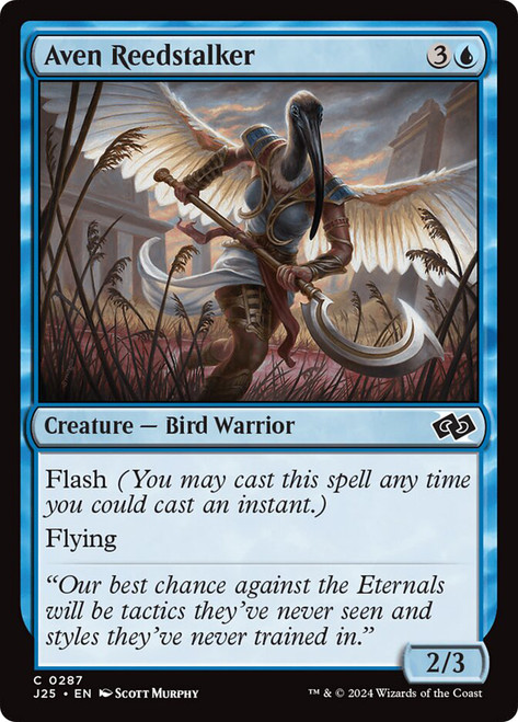 Aven Reedstalker\nFoundations Jumpstart\nSingle\nMagic The Gathering