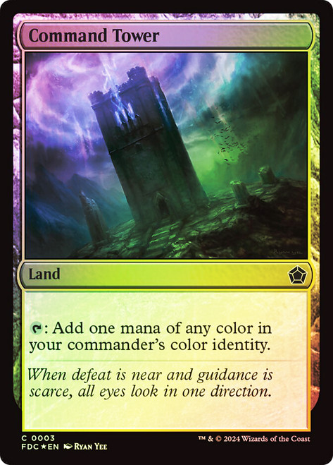 Command Tower\nFoundations Commander\nSingle\nMagic The Gathering