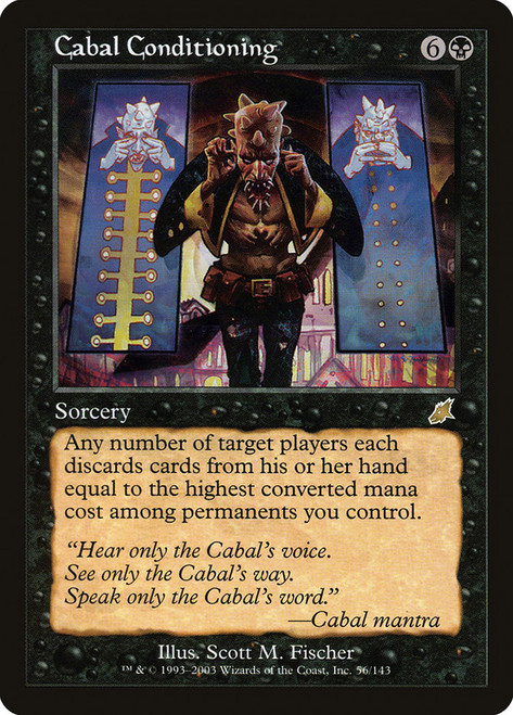 Cabal Conditioning\nScourge\nSingle\nMagic The Gathering