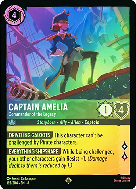 Captain Amelia Commander Of The Legacy