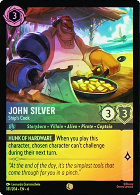 John Silver Ships Cook