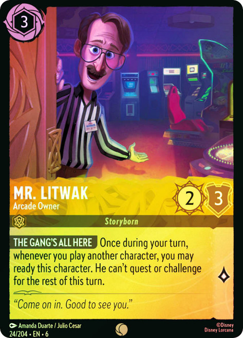 Mr Litwak Arcade Owner