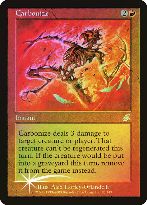 Carbonize\nScourge\nSingle\nMagic The Gathering
