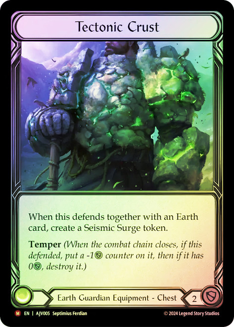 マジック：ザ・ギャザリング Blood Drop Brocade cf coldfoil tectonic-crust__61250.