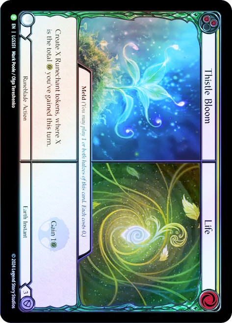 Everbloom // Life　Cold Foil　LGS428 Everbloom // Life (Blue) (Skirmish) | Promotional Cards | Star