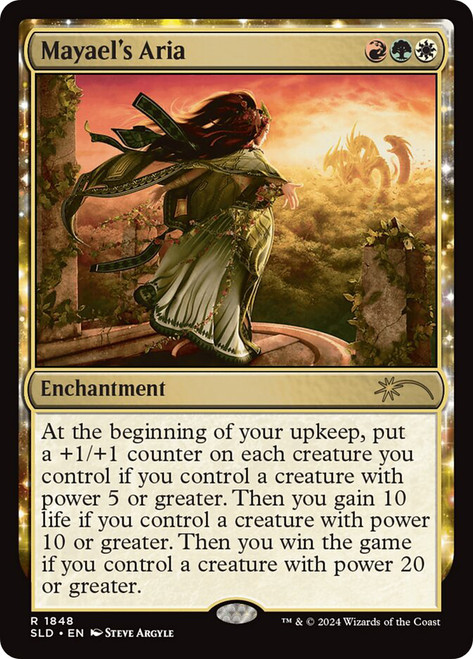 Mayael's Aria (Secret Lair)\nPromo: General\nSingle\nMagic The Gathering