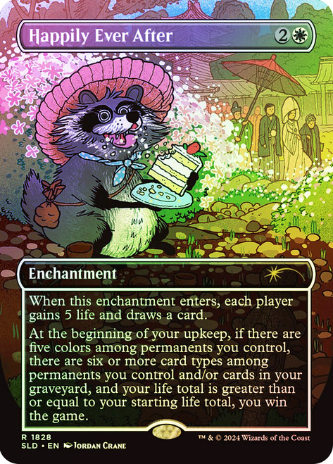 Happily Ever After (Secret Lair) (Borderless)\nPromo: General\nSingle\nMagic The Gathering