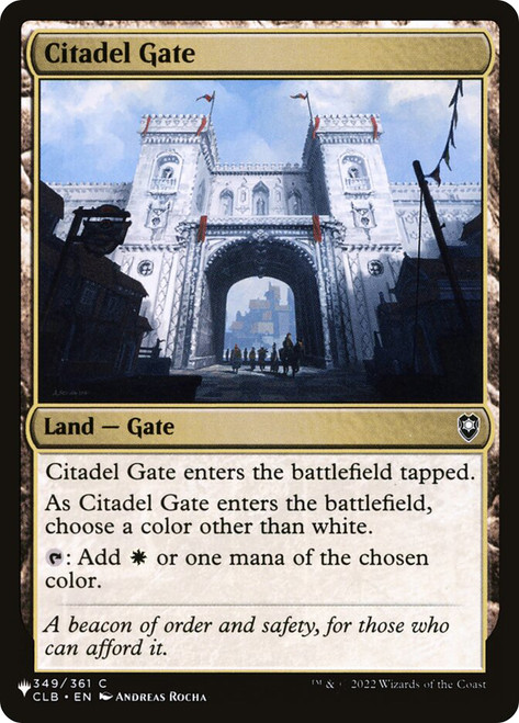Citadel Gate\nPlaneswalker Symbol Reprints\nSingle\nMagic The Gathering