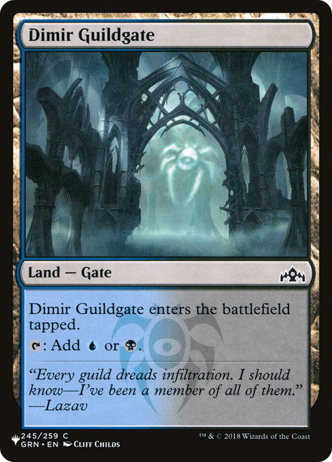 Dimir Guildgate\nPlaneswalker Symbol Reprints\nSingle\nMagic The Gathering