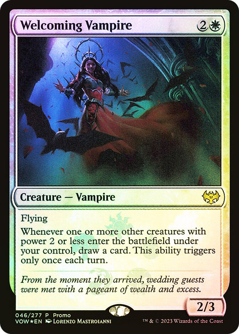 Welcoming Vampire (Promo Pack) (Innistrad: Crimson Vow) | Promo