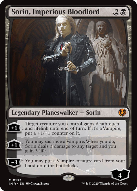 Sorin, Imperious Bloodlord\nInnistrad Remastered\nSingle\nMagic The Gathering