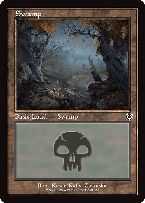Swamp (#293) (Retro Frame)\nInnistrad Remastered - Retro Frame\nSingle\nMagic The Gathering
