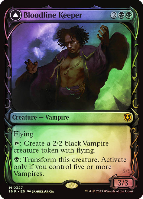 Bloodline Keeper // Lord of Lineage (Showcase)\nInnistrad Remastered - Variants\nSingle\nMagic The Gathering