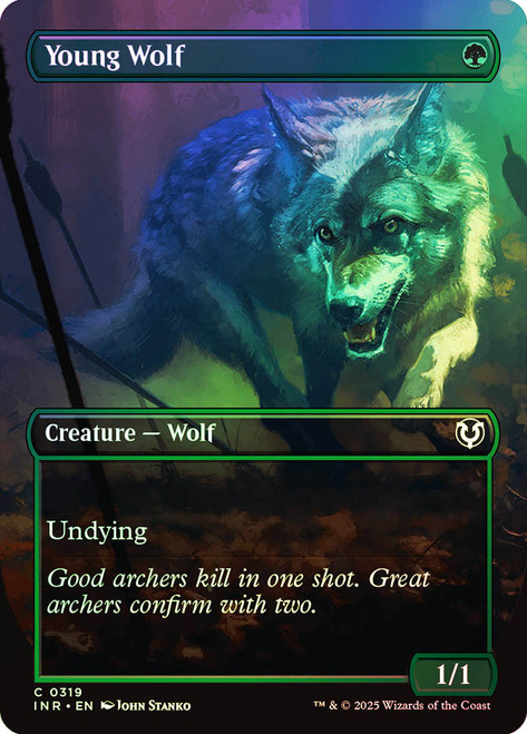 Young Wolf (Borderless)\nInnistrad Remastered - Variants\nSingle\nMagic The Gathering