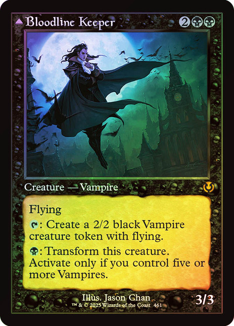 Bloodline Keeper // Lord of Lineage (Retro Frame)\nInnistrad Remastered - Retro Frame\nSingle\nMagic The Gathering