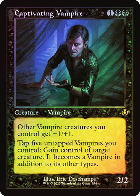 Captivating Vampire (Retro Frame)\nInnistrad Remastered - Retro Frame\nSingle\nMagic The Gathering