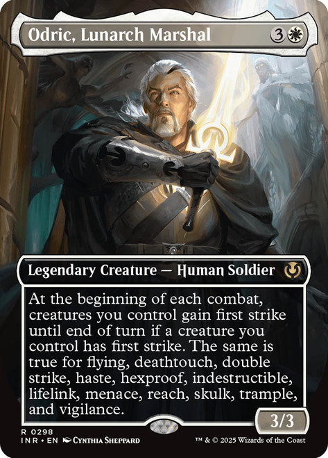 Odric, Lunarch Marshal (Borderless)\nInnistrad Remastered - Variants\nSingle\nMagic The Gathering