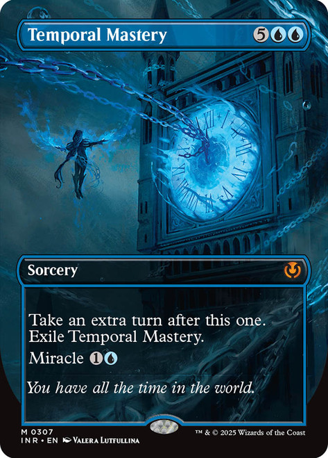 Temporal Mastery (Borderless)\nInnistrad Remastered - Variants\nSingle\nMagic The Gathering