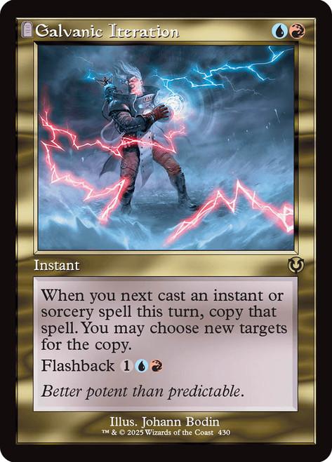 Galvanic Iteration (Retro Frame)\nInnistrad Remastered - Retro Frame\nSingle\nMagic The Gathering
