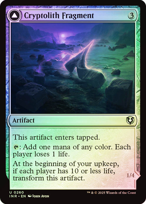 Cryptolith Fragment // Aurora of Emrakul\nInnistrad Remastered\nSingle\nMagic The Gathering
