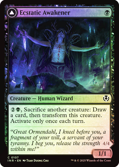 Ecstatic Awakener // Awoken Demon | Innistrad: Midnight Hunt
