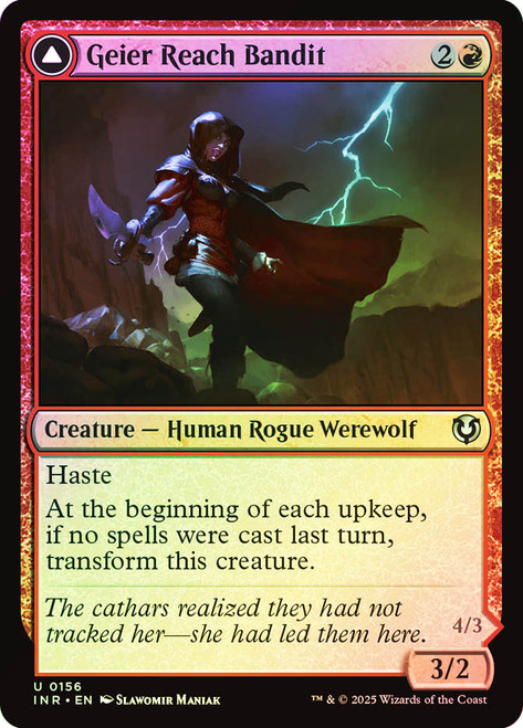 Geier Reach Bandit // Vildin-Pack Alpha\nInnistrad Remastered\nSingle\nMagic The Gathering