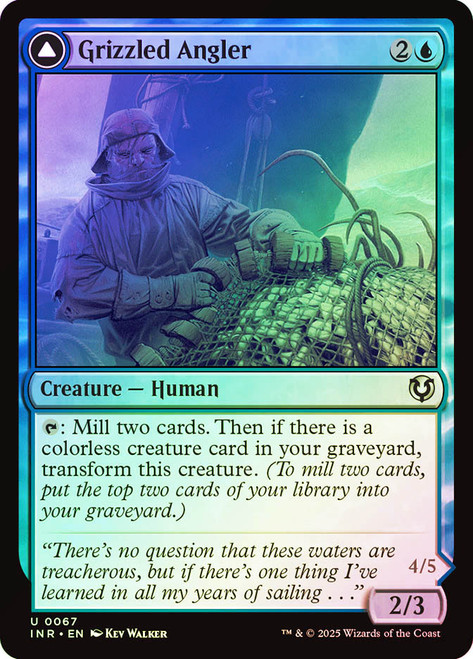 Grizzled Angler // Grisly Anglerfish\nInnistrad Remastered\nSingle\nMagic The Gathering