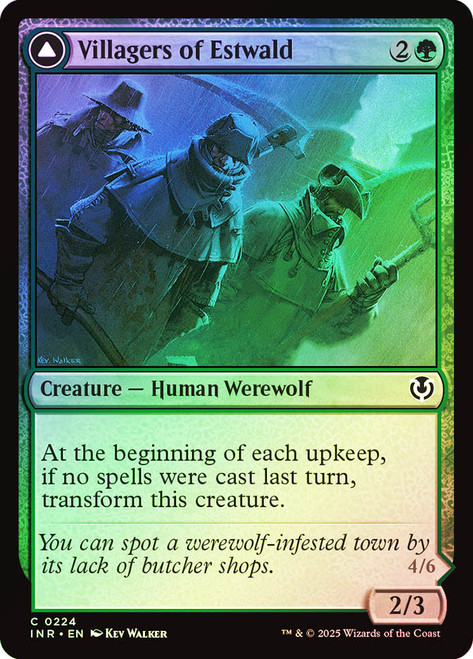 Villagers of Estwald // Howlpack of Estwald\nInnistrad Remastered\nSingle\nMagic The Gathering