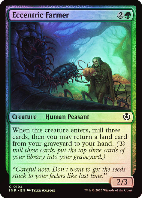Eccentric Farmer\nInnistrad Remastered\nSingle\nMagic The Gathering