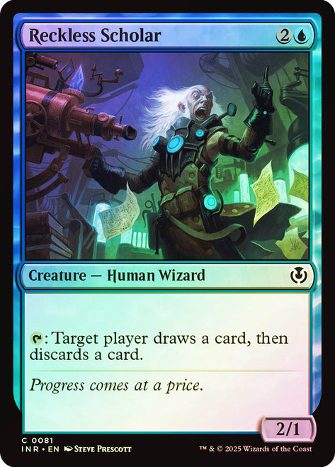 Reckless Scholar\nInnistrad Remastered\nSingle\nMagic The Gathering