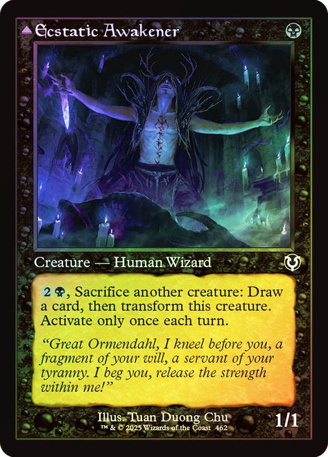 【中古】 Fleshkiller / Awaken Ecstatic Awakener // Awoken Demon | Innistrad Remastered | Star