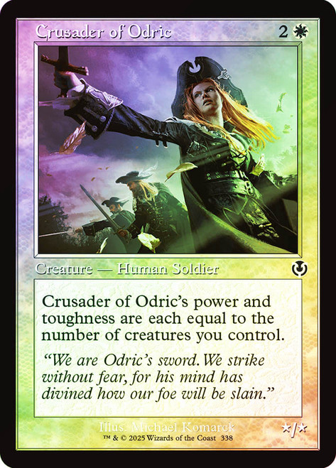 Crusader of Odric (Retro Frame)\nInnistrad Remastered - Retro Frame\nSingle\nMagic The Gathering