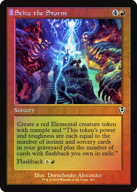 Seize the Storm (Retro Frame)\nInnistrad Remastered - Retro Frame\nSingle\nMagic The Gathering