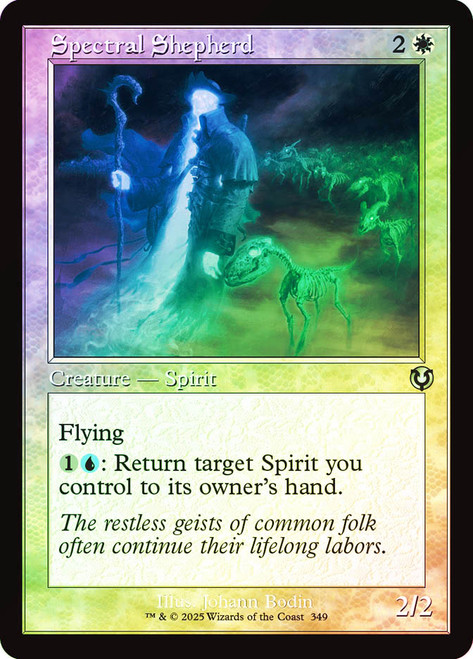 Spectral Shepherd (Retro Frame)\nInnistrad Remastered - Retro Frame\nSingle\nMagic The Gathering