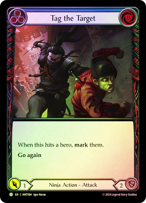 Tag the Target (Blue)
The Hunted
Single
Flesh and Blood