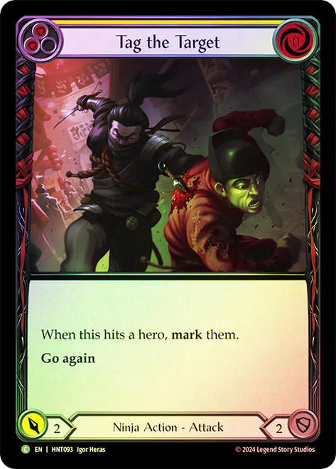 Tag the Target (Yellow)
The Hunted
Single
Flesh and Blood