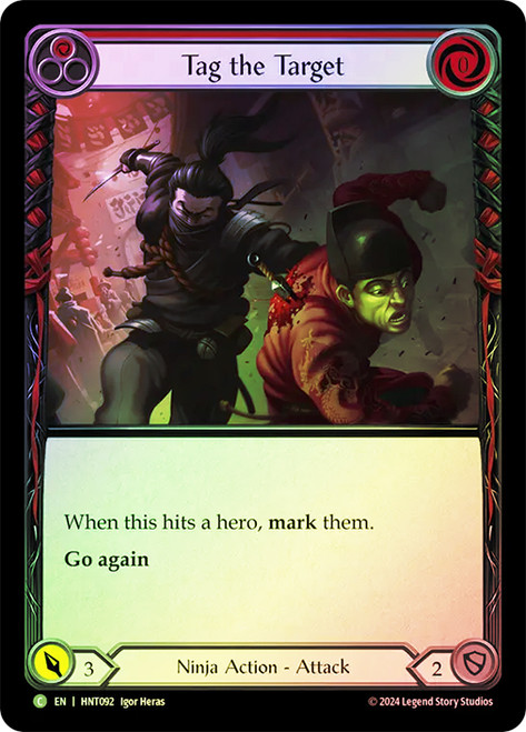 Tag the Target (Red)
The Hunted
Single
Flesh and Blood