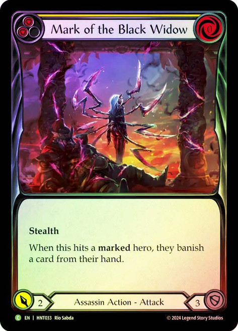 Mark of the Black Widow (Yellow)
The Hunted
Single
Flesh and Blood