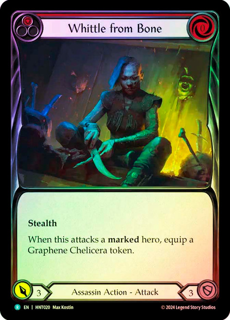 Whittle from Bone (Red)
The Hunted
Single
Flesh and Blood