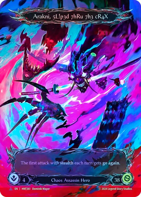 Arakni, 5L!p3d 7hRu 7h3 cR4X (Marvel)
The Hunted
Single
Flesh and Blood