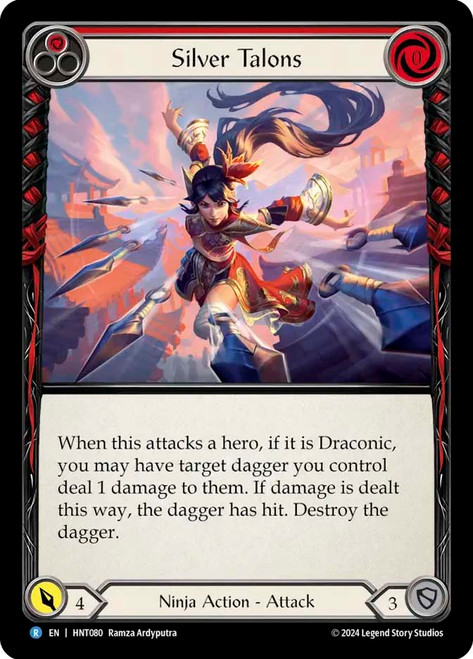 Silver Talons (Red)
The Hunted
Single
Flesh and Blood