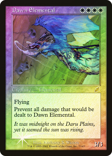 Dawn Elemental\nScourge\nSingle\nMagic The Gathering