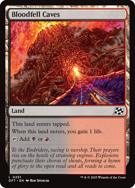 Bloodfell Caves\nAetherdrift\nSingle\nMagic The Gathering