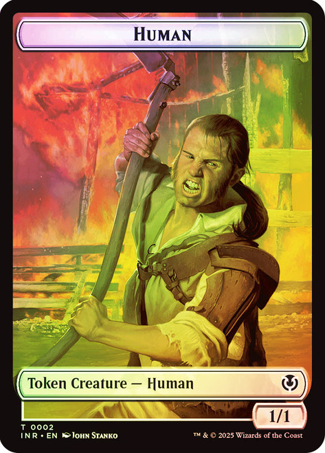 {Human Token} (White) // {Spirit Token}\nInnistrad Remastered\nSingle\nMagic The Gathering