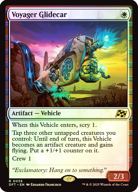 Voyager Glidecar\nAetherdrift\nSingle\nMagic The Gathering