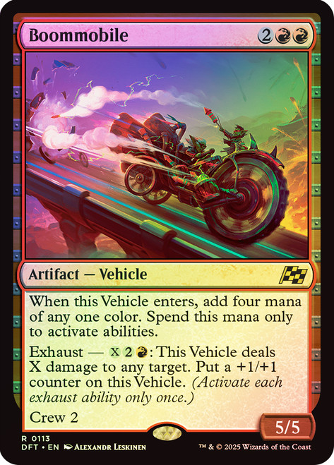 Boommobile\nAetherdrift\nSingle\nMagic The Gathering